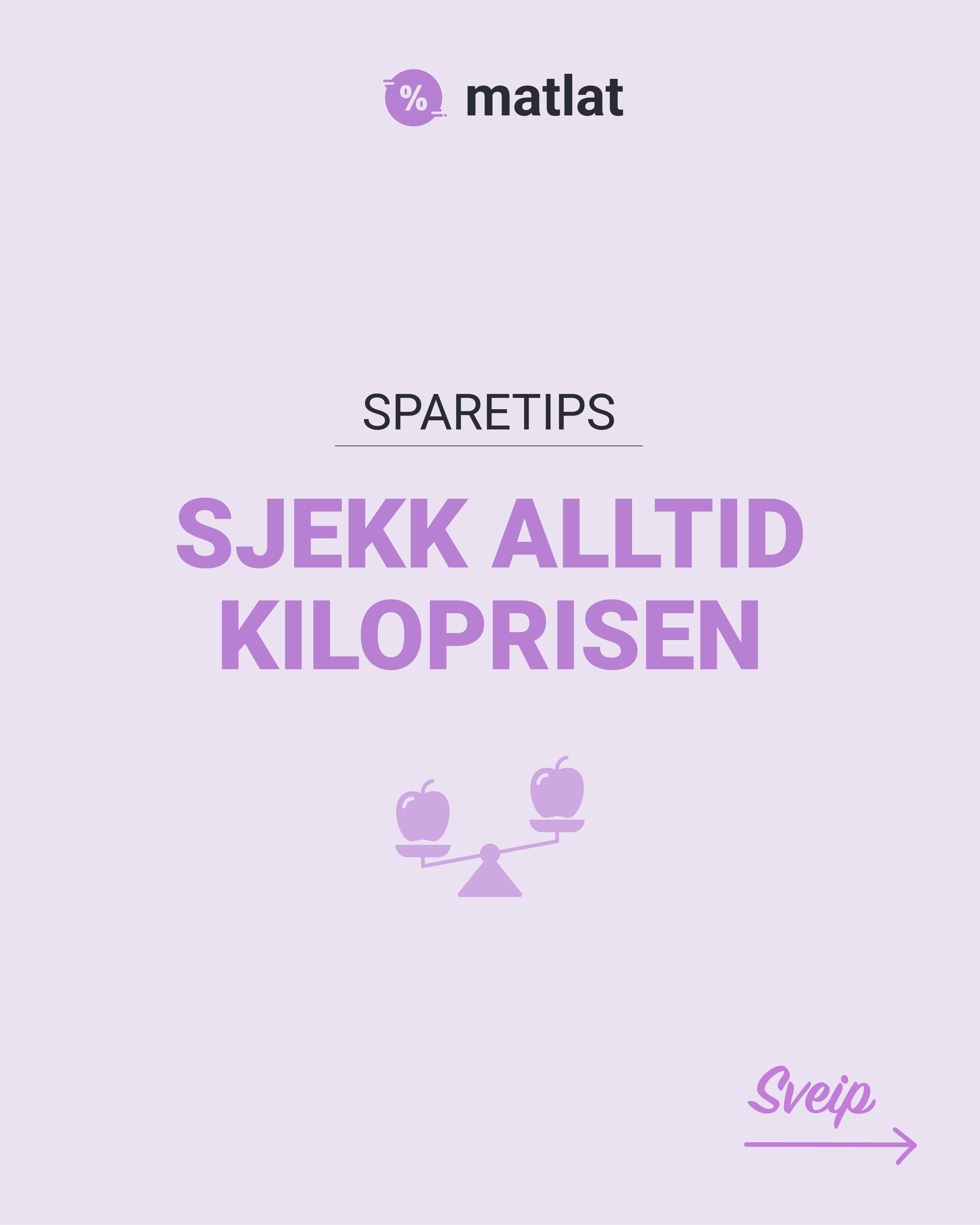 Sjekk enhetsprisen